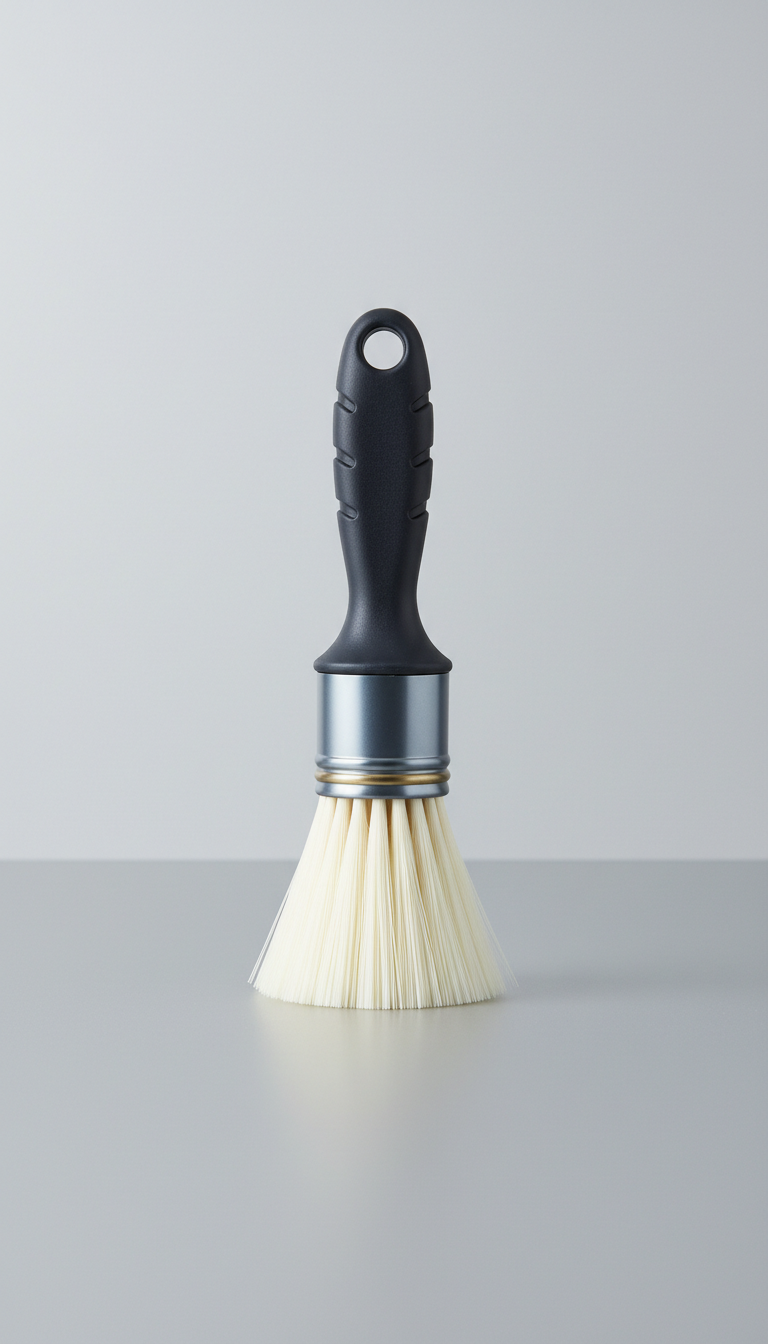 Wheel Cleaning Brush With Tapered Bristles